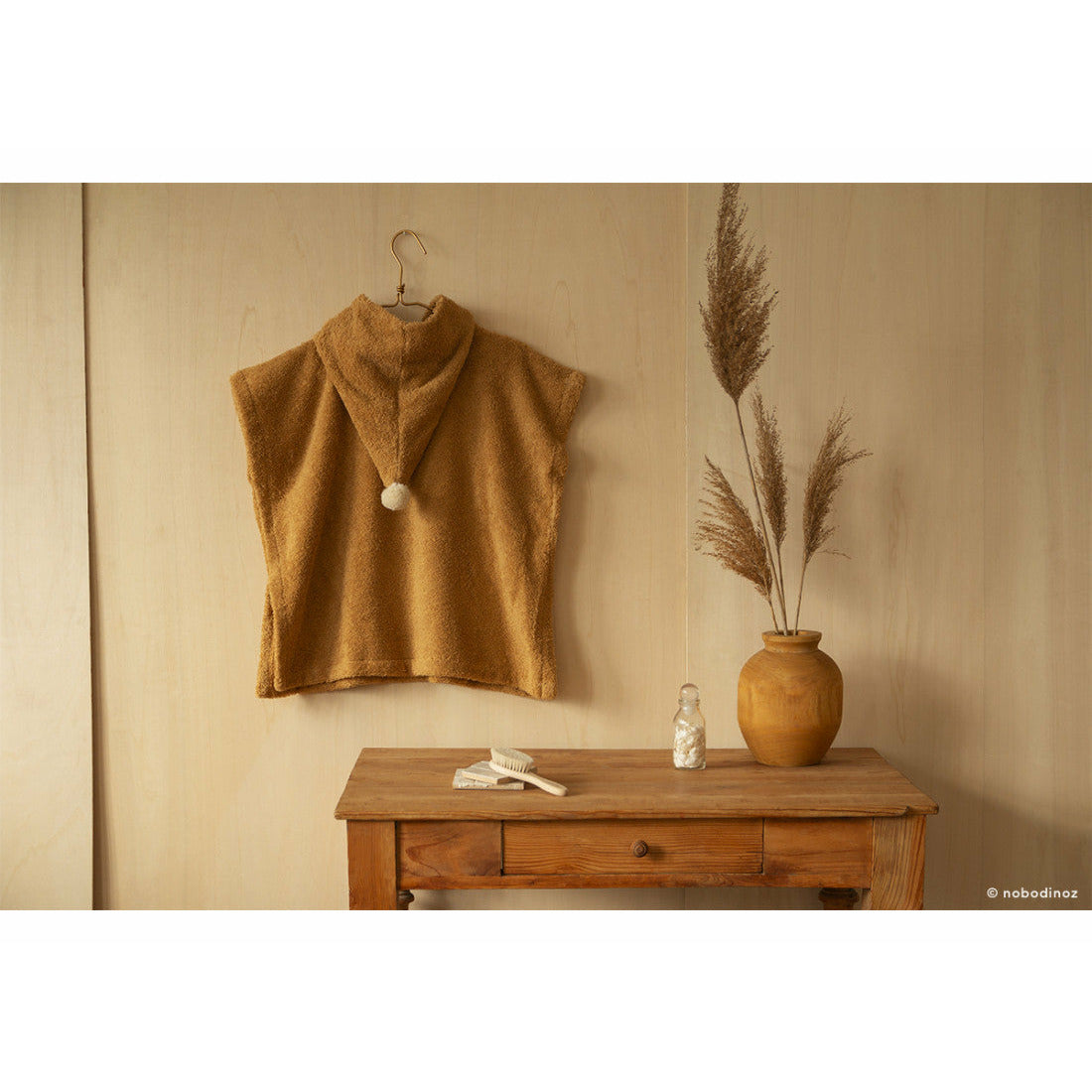 Toalla poncho So Cute - Caramel