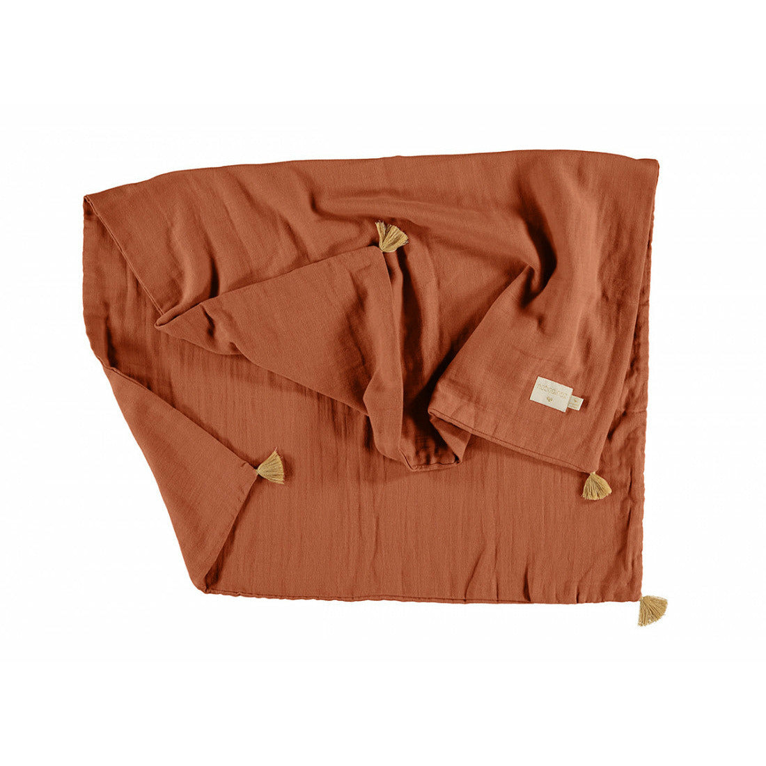 Manta de muselina doble Treasure - Toffee