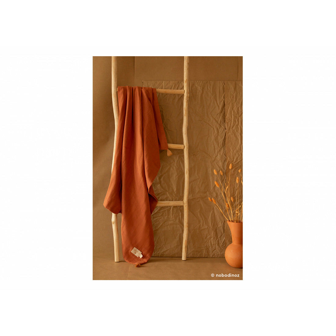 Manta de muselina doble Treasure - Toffee