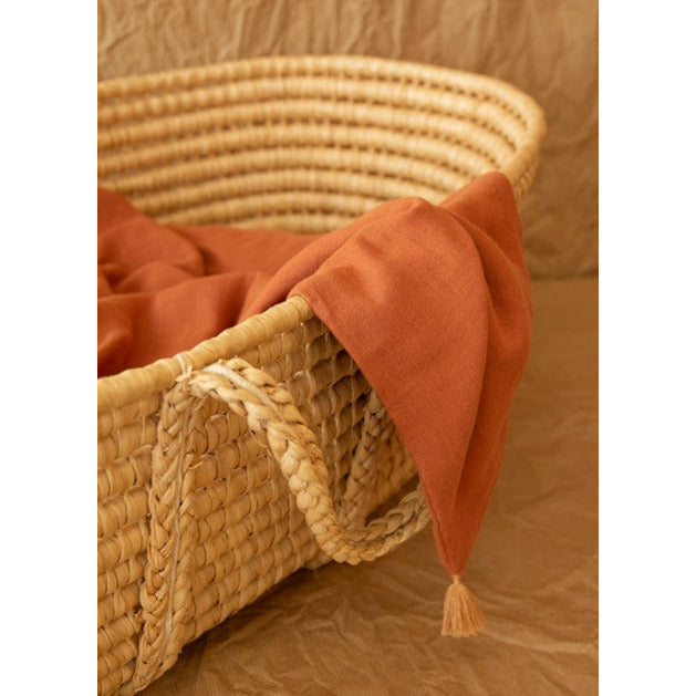 Manta de muselina doble Treasure - Toffee