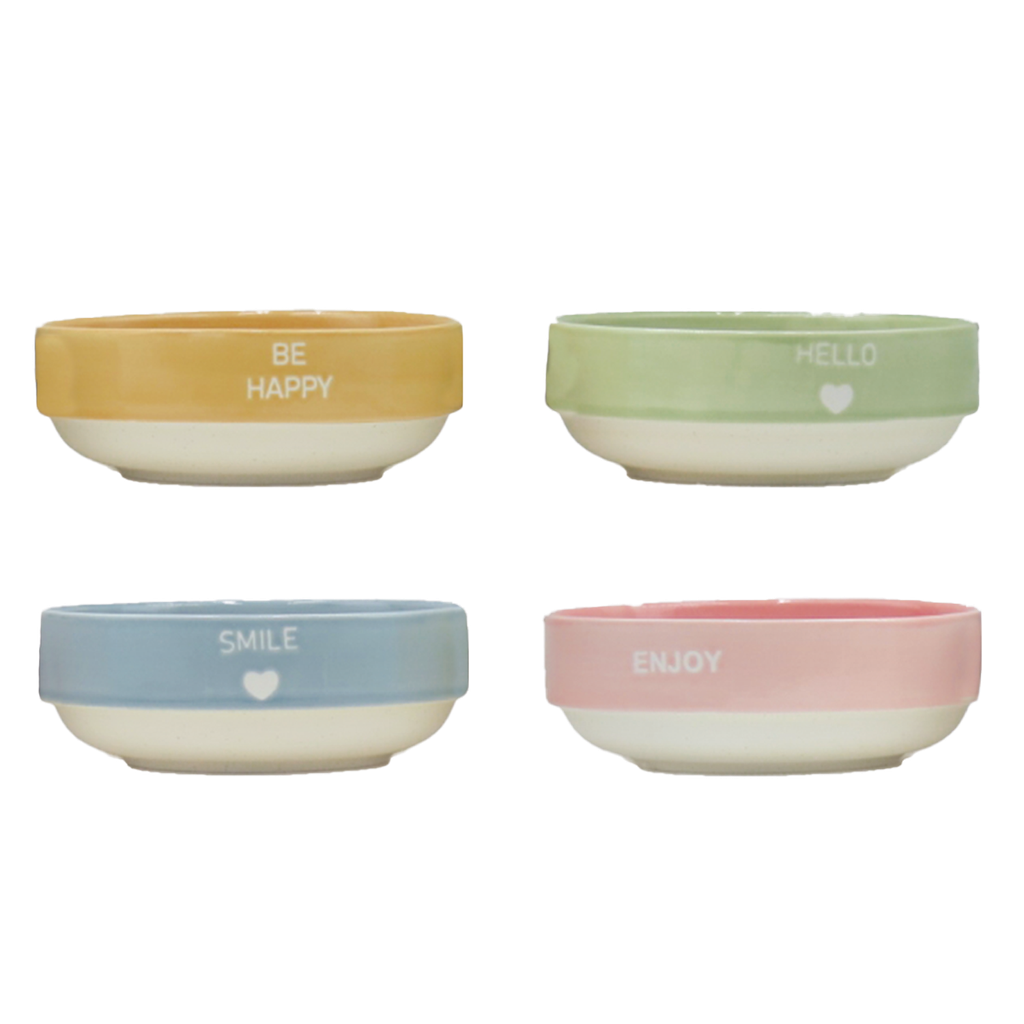 Set 4 bowls cerámica - Colors