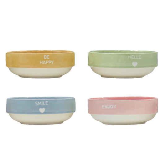 Set 4 bowls cerámica - Colors