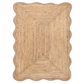 Alfombra yute scalloped