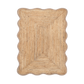 Alfombra yute scalloped