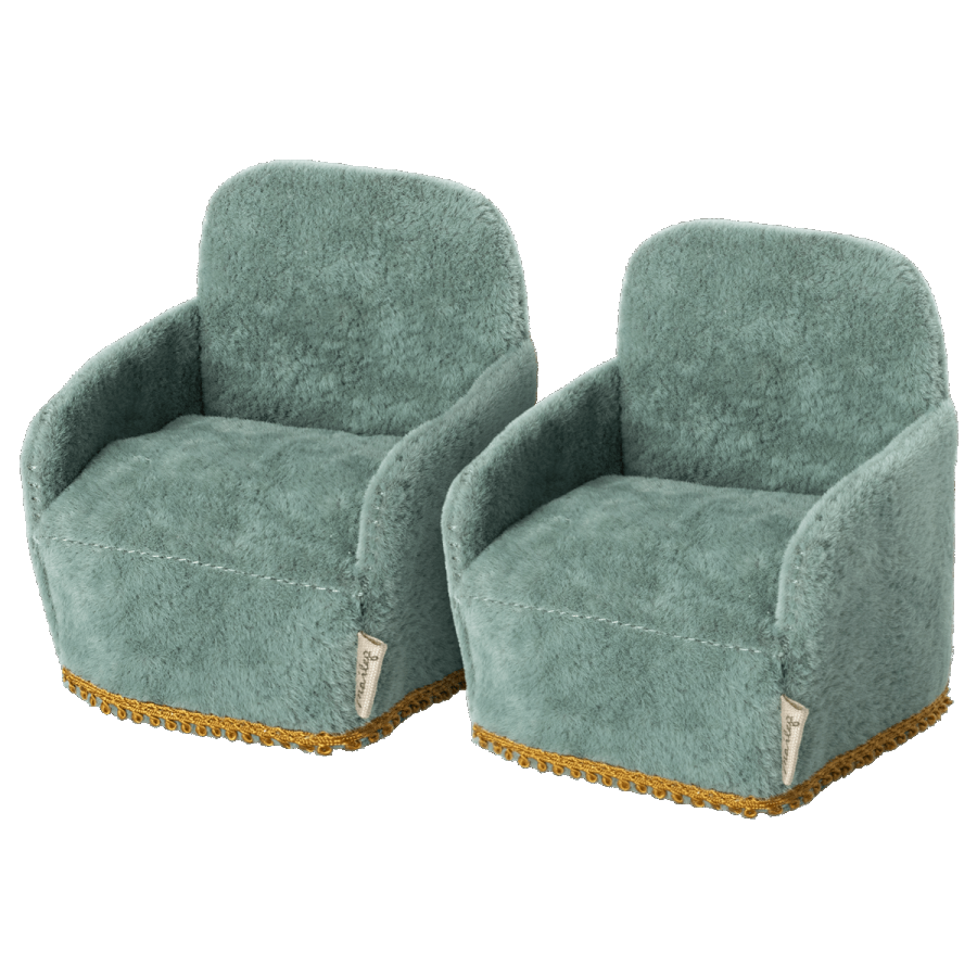 Set de 2 sillones para ratoncitos