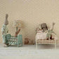 Cuna my para ratoncitos y conejos Maileg - Blue mint