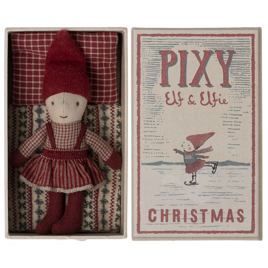 Pixy Elfie in a matchbox