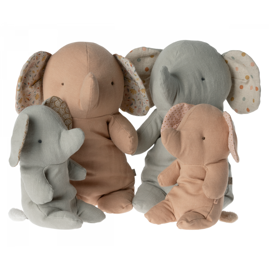 Peluche Safari Friends - Small Elephant Grey