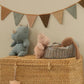 Peluche Safari Friends - Small Hippo soft rose with skirt
