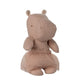 Peluche Safari Friends - Small Hippo soft rose with skirt