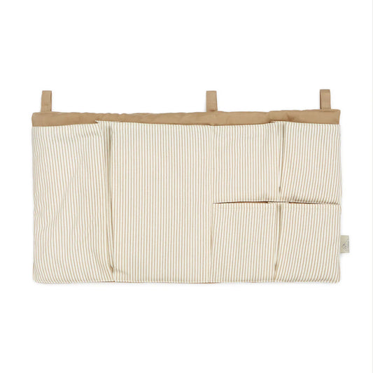Bolsillo de cuna - Classic stripes camel