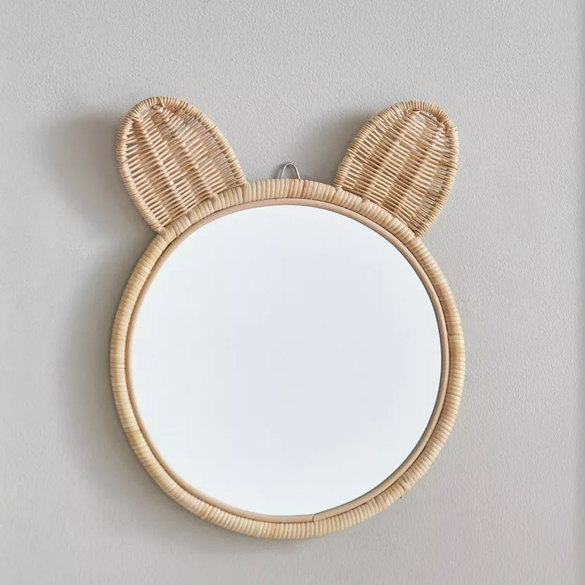 Espejo Bear rattán