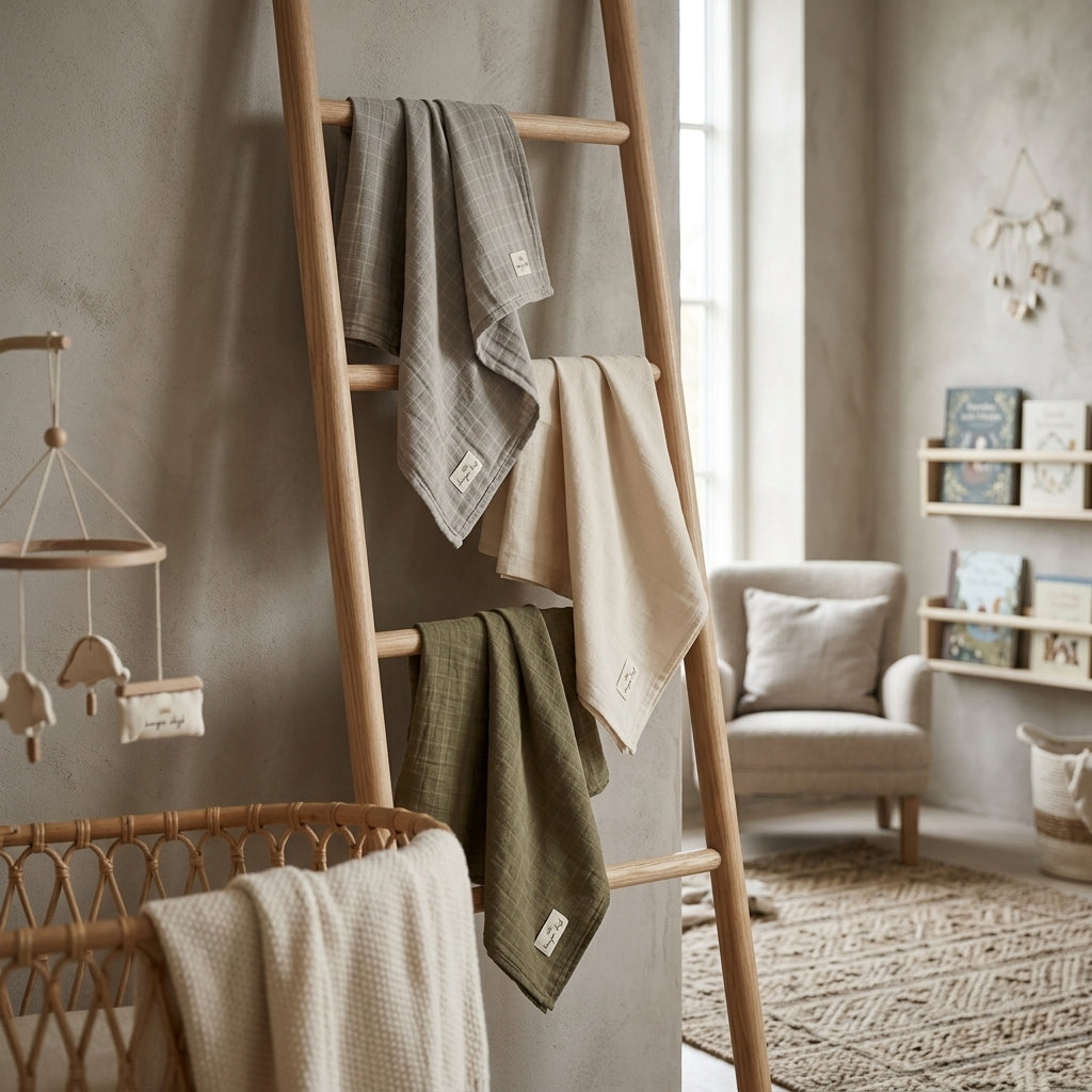 Swaddle Big Muslin - Lizard Green