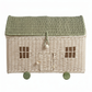 Canasto / Baúl - Casita con ruedas Green