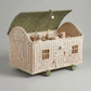 Canasto / Baúl - Casita con ruedas Green
