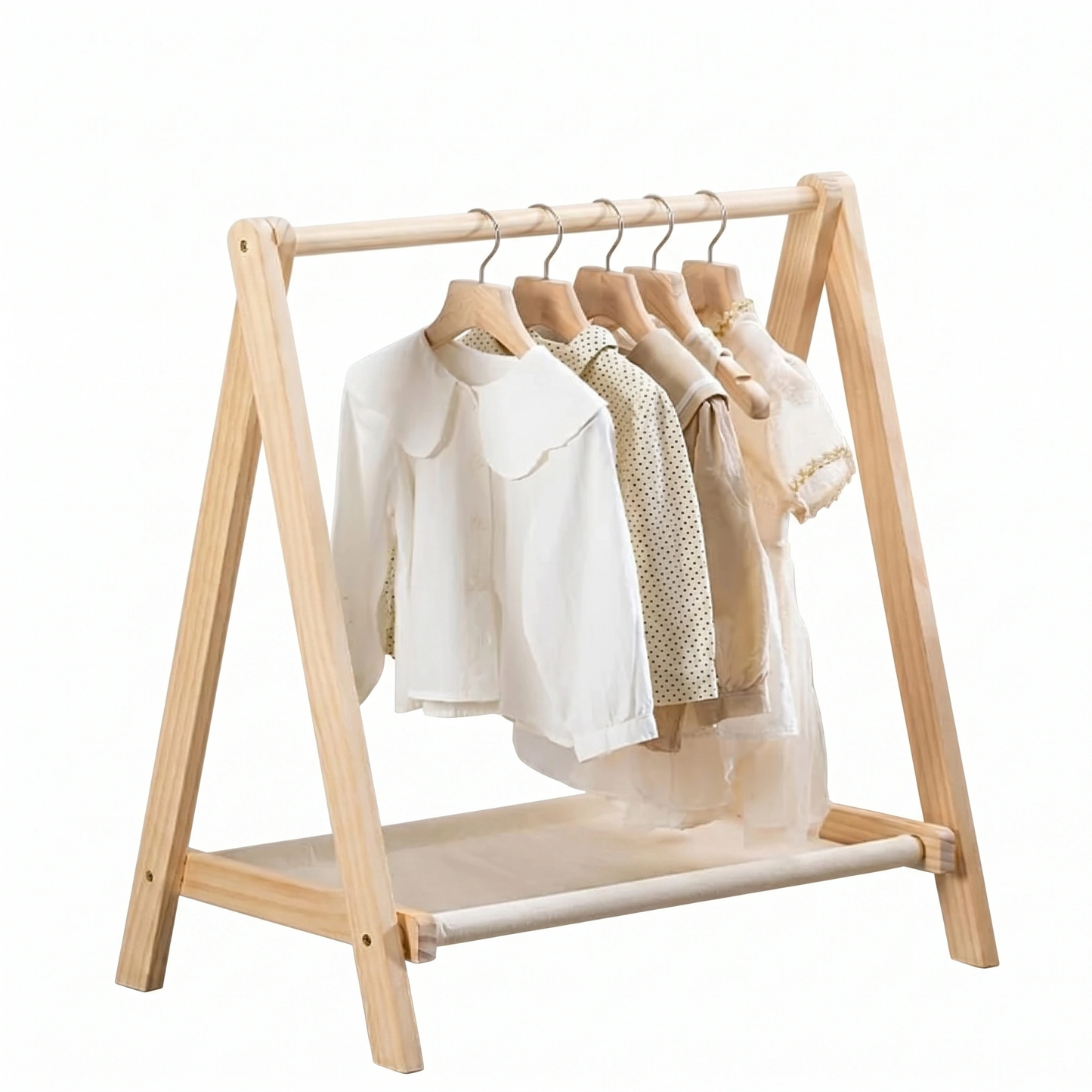 Perchero para niños montessori