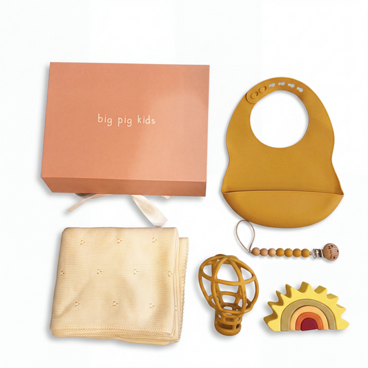 Caja de regalo - Born to play mustard