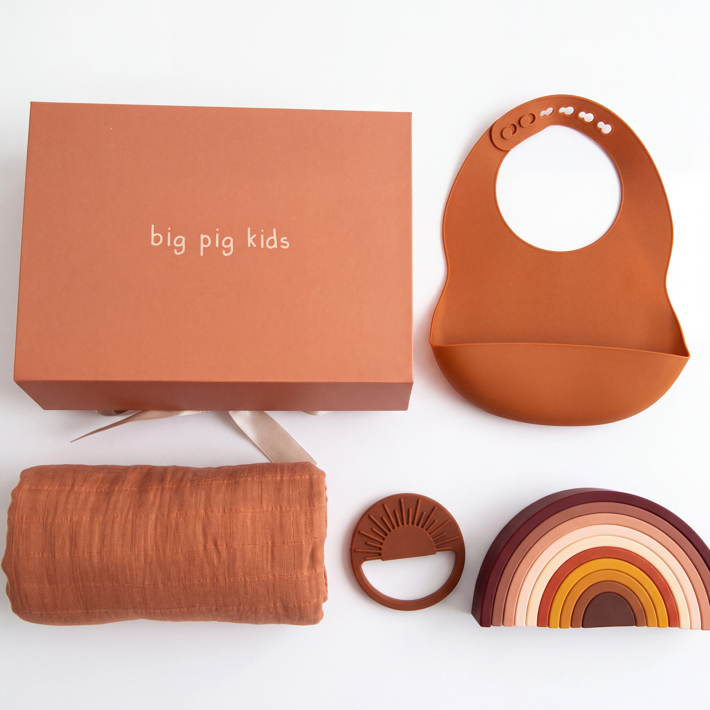 Caja de regalo - Born to play terracota
