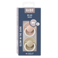Pack 2 Chupetes de lux round latex - Blush / Vanilla glow