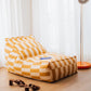 Pouf sillón long vibes (adulto) - Mustard and sand tiles