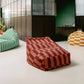 Pouf sillón vibes - Maroon tiles
