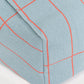 Pouf sillón vibes - Blue red grid