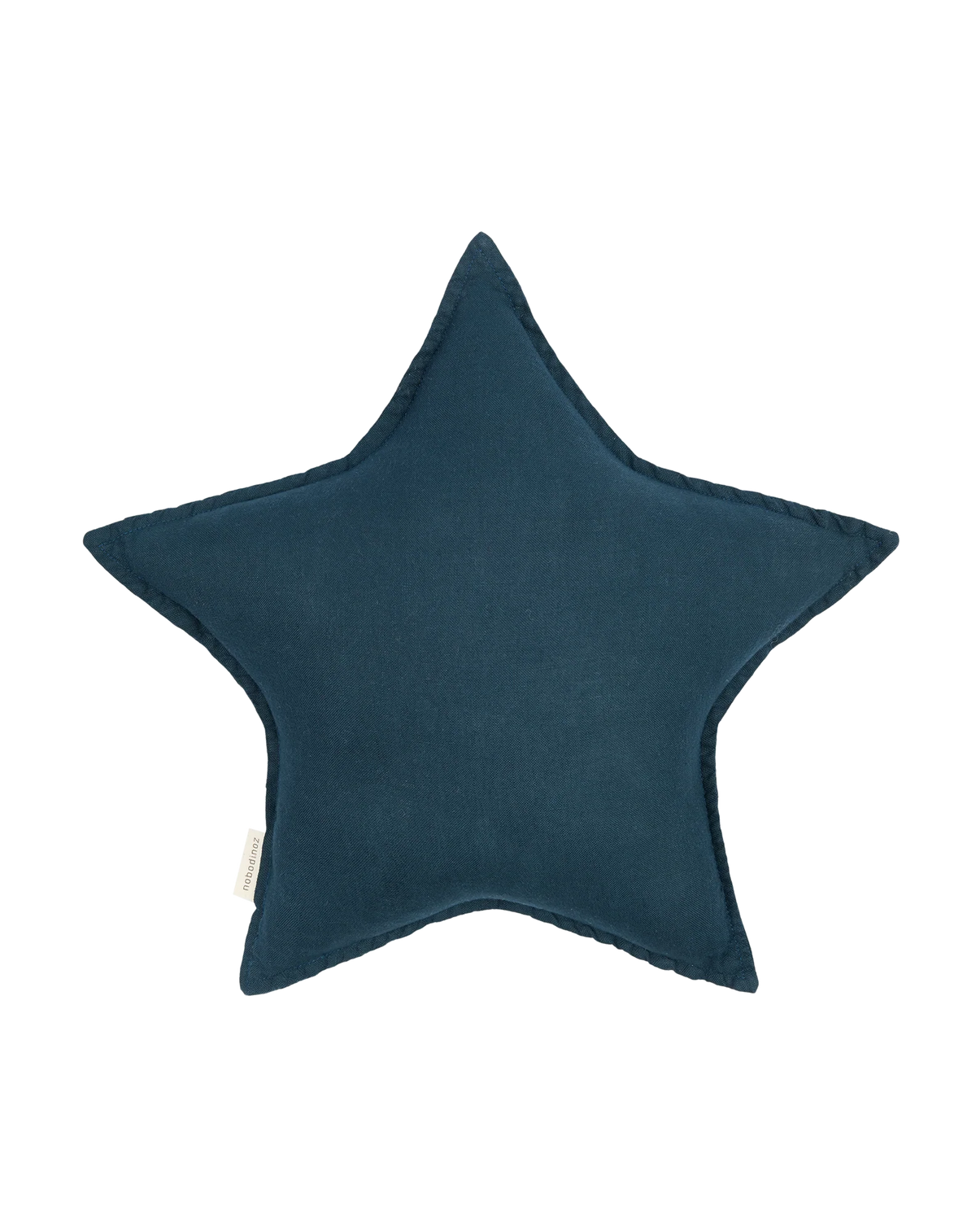 Cojín Estrella Lin Français - Deep blue
