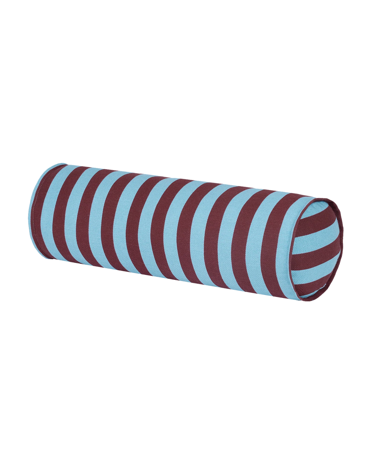 Cojín vibes cylinder - Burgundy blue stripes