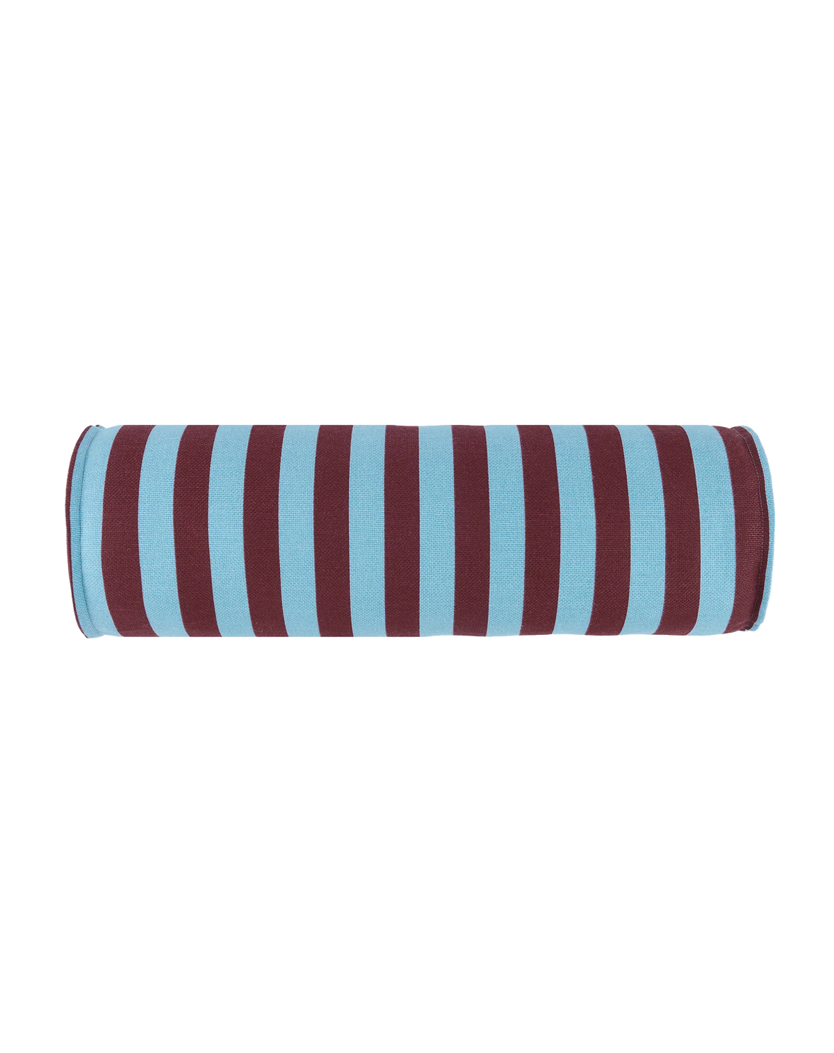 Cojín vibes cylinder - Burgundy blue stripes