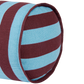 Cojín vibes cylinder - Burgundy blue stripes
