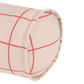 Cojín vibes cylinder - Pink red grid