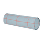 Cojín vibes cylinder - Blue red grid