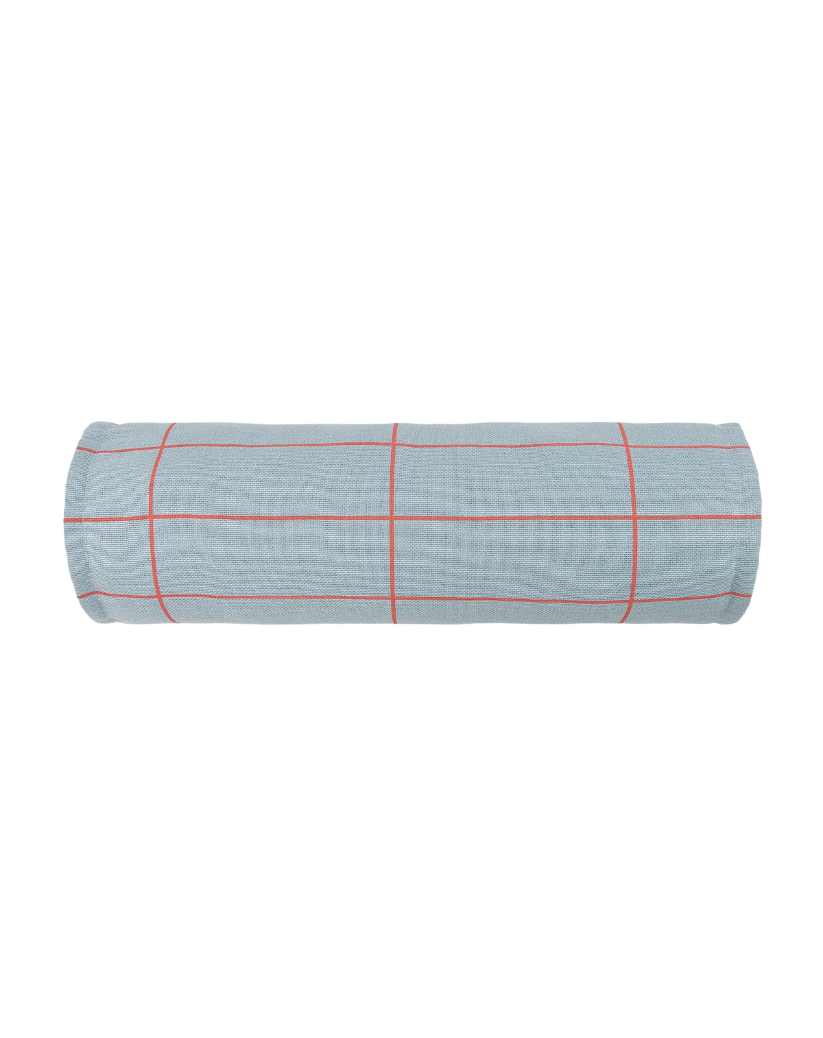 Cojín vibes cylinder - Blue red grid