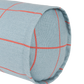 Cojín vibes cylinder - Blue red grid