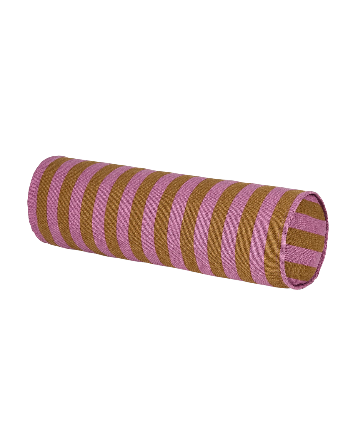 Cojín vibes cylinder - Pink curry stripes