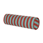 Cojín vibes cylinder - Red teal green stripes