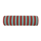 Cojín vibes cylinder - Red teal green stripes