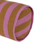 Cojín vibes cylinder - Pink curry stripes