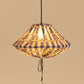 Lámpara colgante lino francés Yumi 50 cm - Blue mustard mosaic