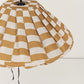 Lámpara colgante lino francés Yumi 50 cm - Mustard tiles
