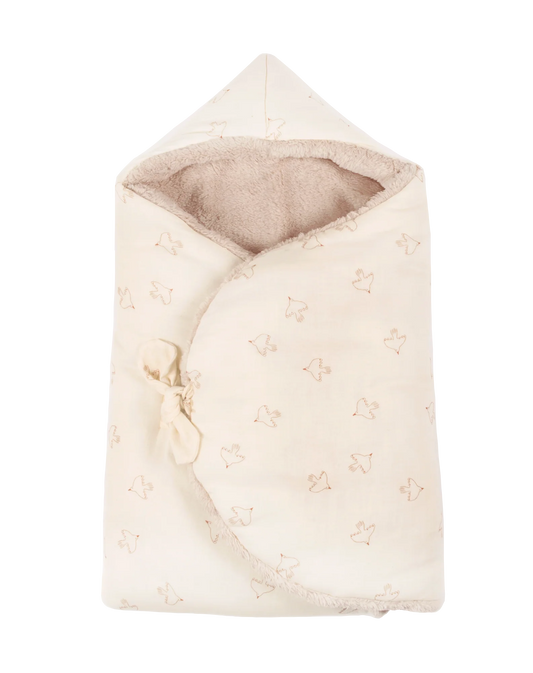 Saco capazo Cozy Wabi sabi - Brown hoshi birds