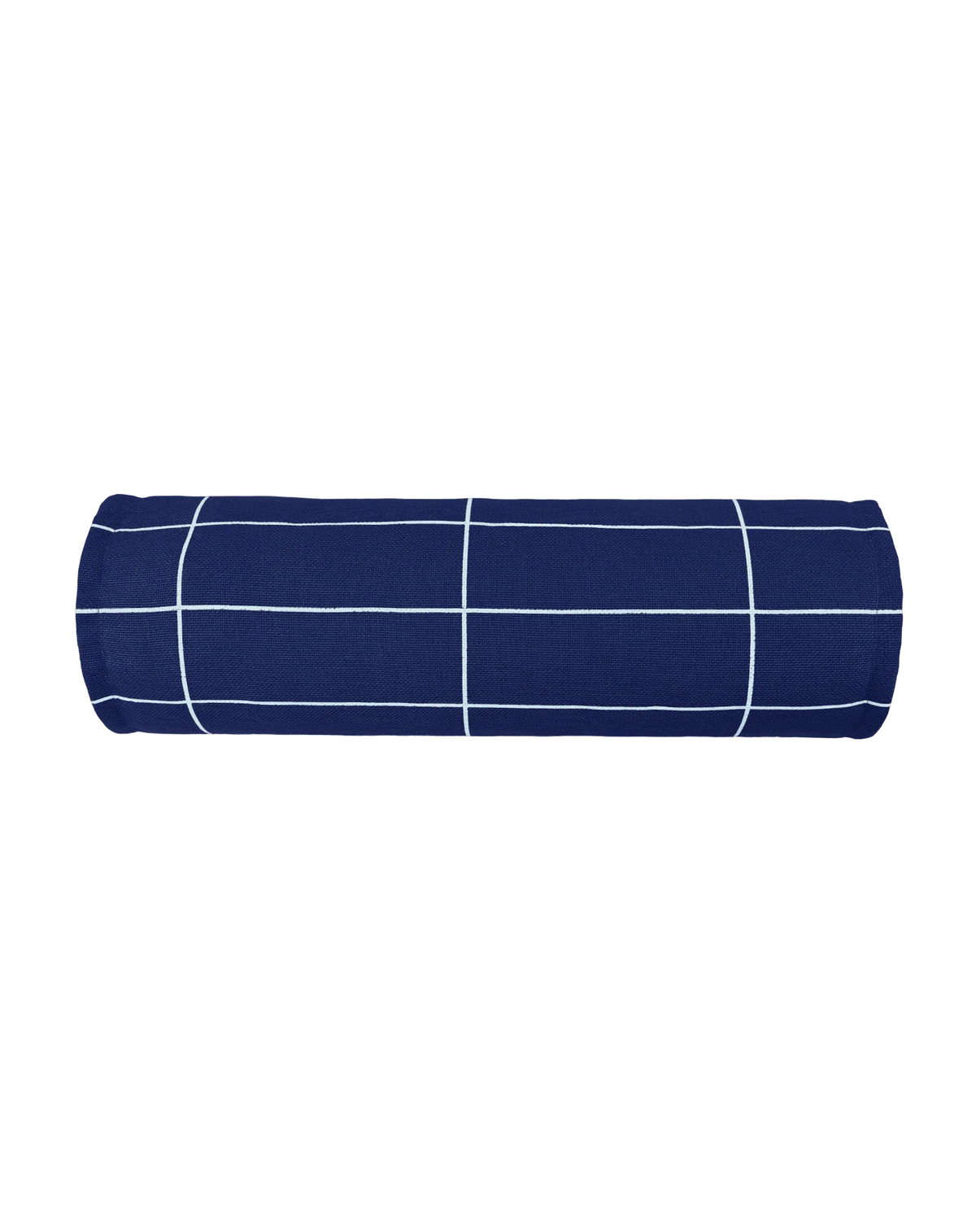 Cojín vibes cylinder - Navy blue windowpane
