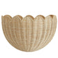Canasto pared mimbre - scalloped