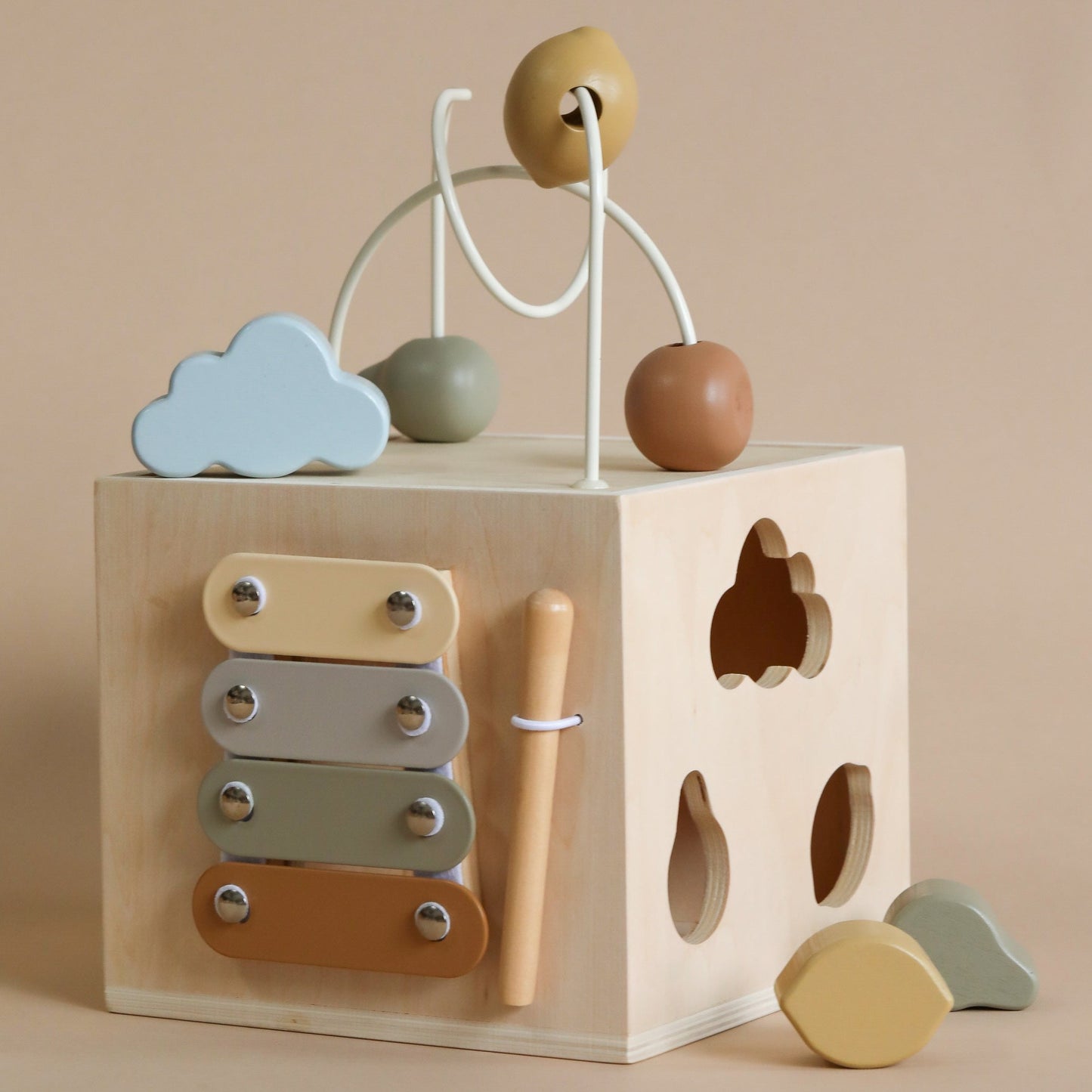 Cubo de actividades madera FSC - Nature