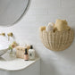 Canasto pared mimbre - scalloped