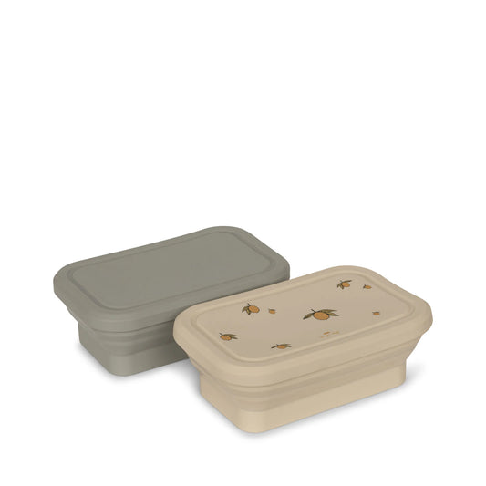 Set de 2 loncheras plegables de silicona - Lemon / topanga beach