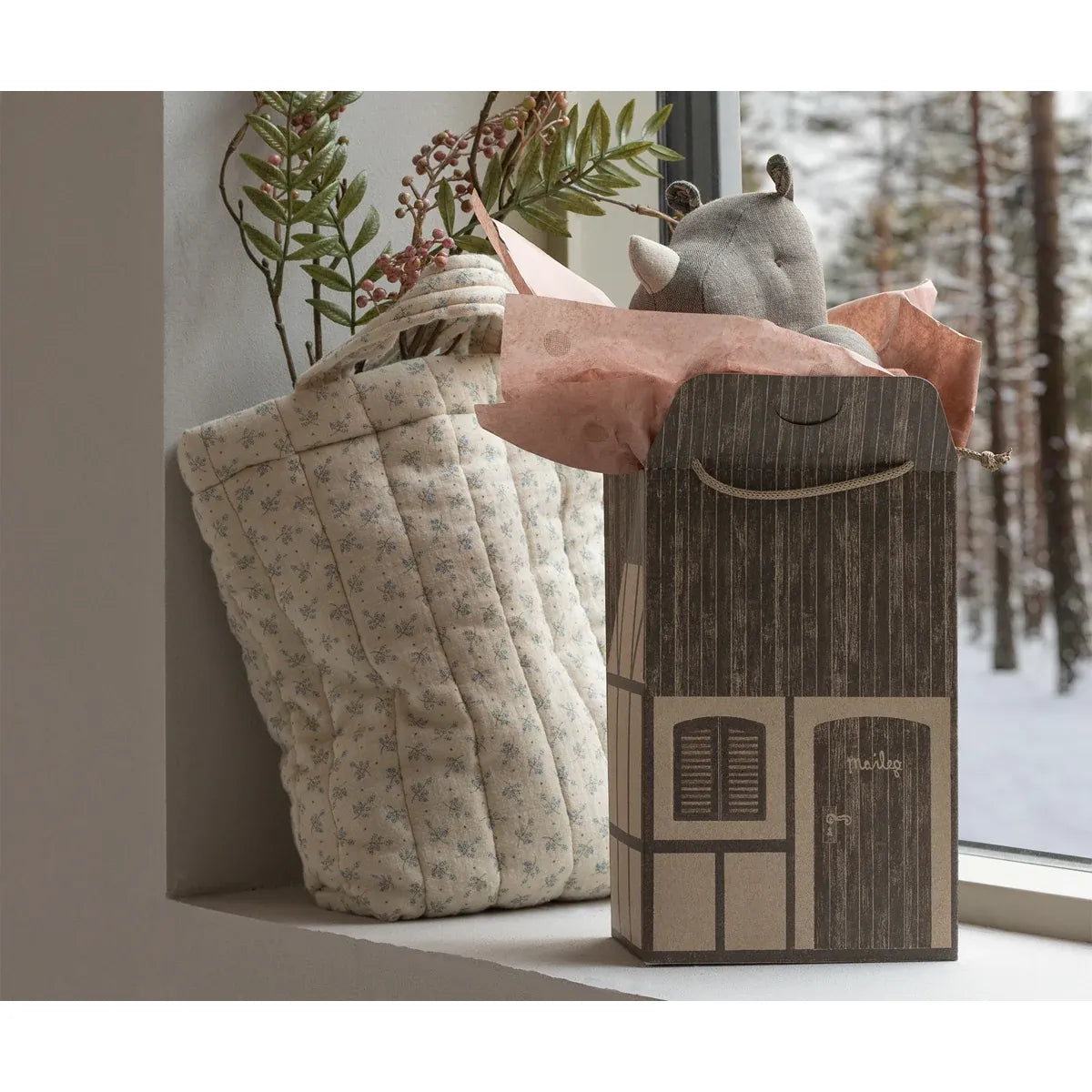 Bolsa de regalo papel Farmhouse - Brown