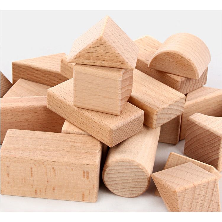 Bloques de madera - 22pcs
