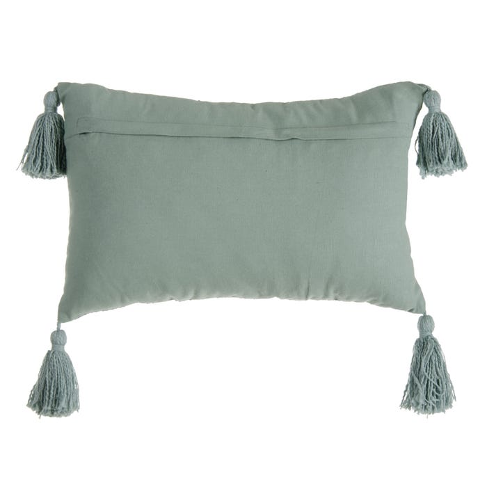 Cojin Rectangular Pompones