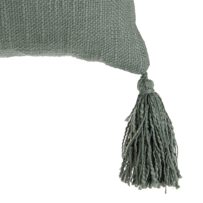 Cojin Cuadrado Pompones